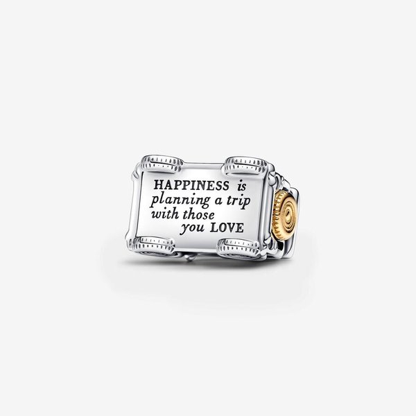 Pandora ékszer Kalandozó túraautó kéttónusú charm 763330C01
