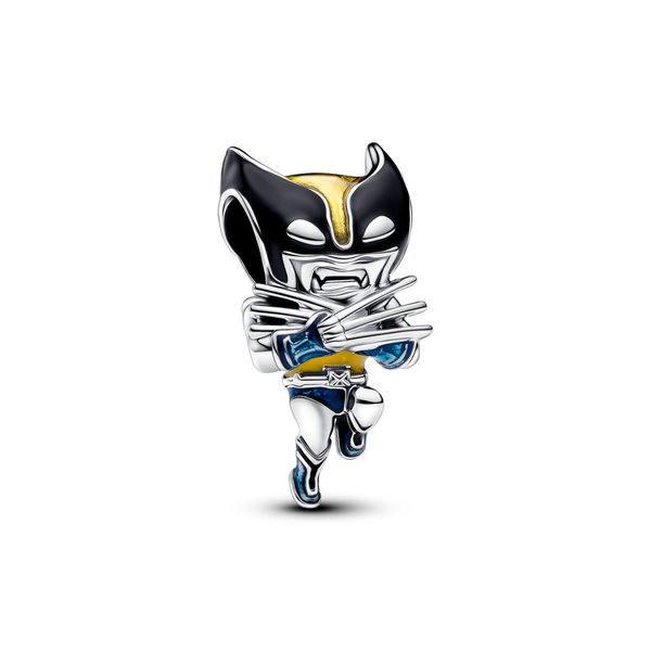 Pandora ékszer Marvel Rozsomák ezüst charm 793359C01