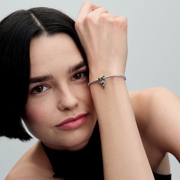 Pandora ékszer Marvel Rozsomák ezüst charm 793359C01