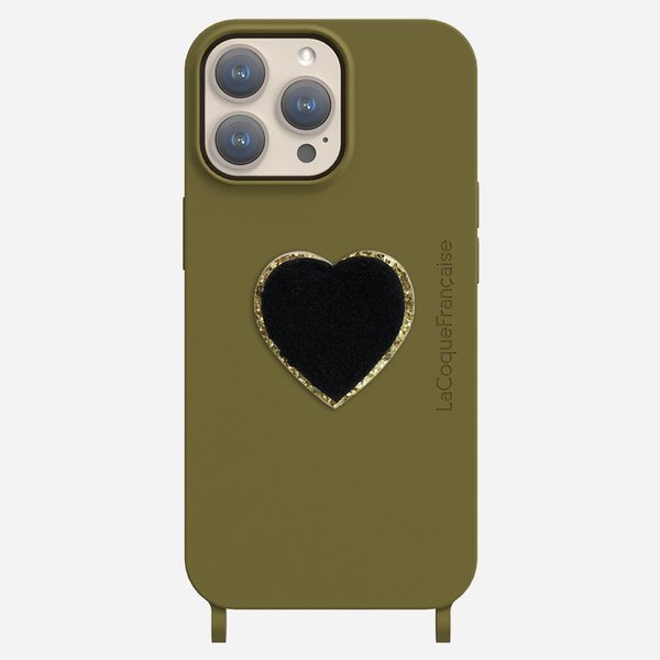 La Coque Fekete szív telefontok matrica LE314649