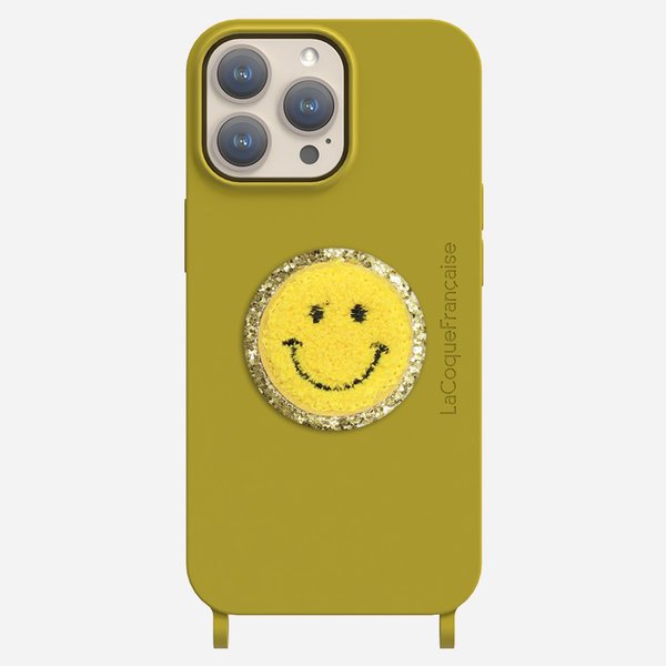La Coque Sárga smiley telefontok matrica LE314635