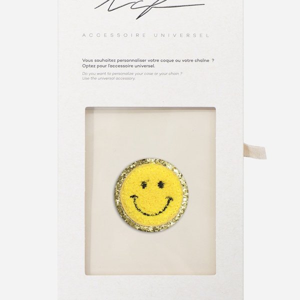 La Coque Sárga smiley telefontok matrica LE314635