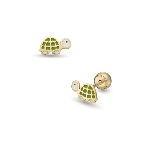 Lisa Teknős 14K arany gyerek fülbevaló JTAG-0414