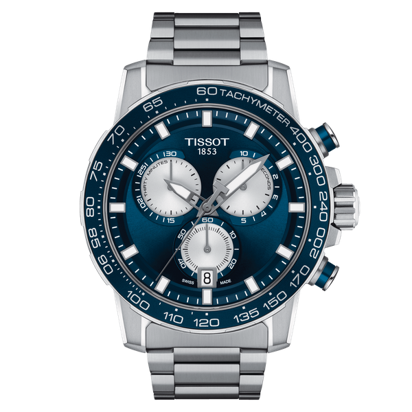 Tissot Supersport chrono kék számlapos férfi karóra T1256171104100
