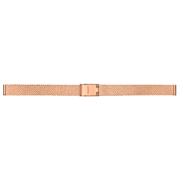 Tissot Lovely négyszögletes rozé női óra gyémántokkal T0581093345600