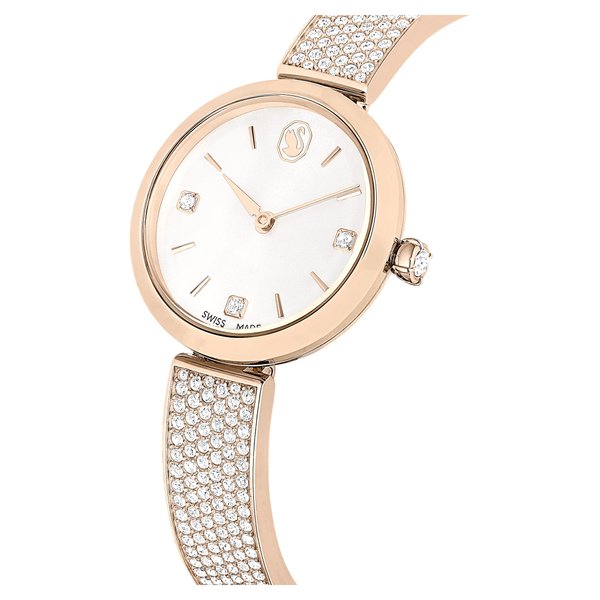 Swarovski Illumina pezsgő színű női óra kristályokkal 5671196