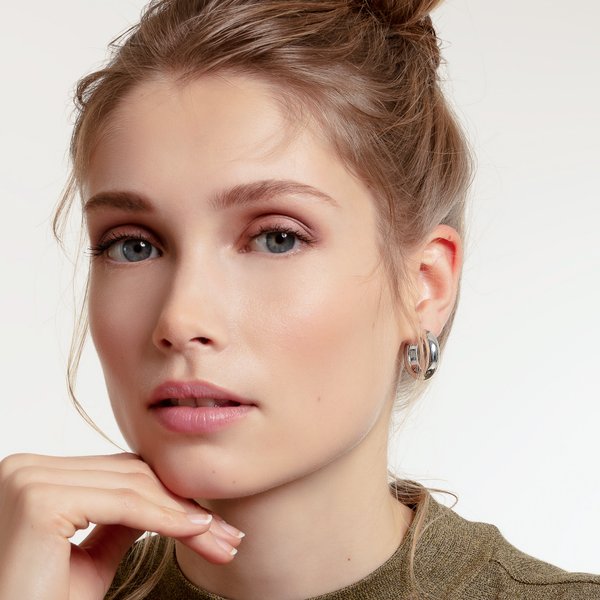 Thomas Sabo Ezüst vastag karika fülbevaló CR635-001-21