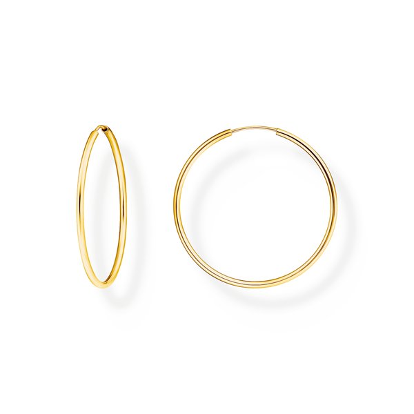Thomas Sabo Aranyozott közepes karika fülbevaló CR728-413-39