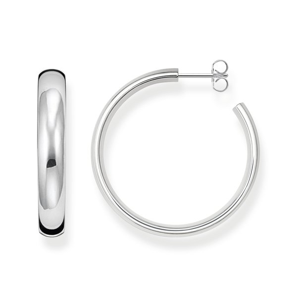 Thomas Sabo Ezüst vastag közepes karika fülbevaló CR640-001-21