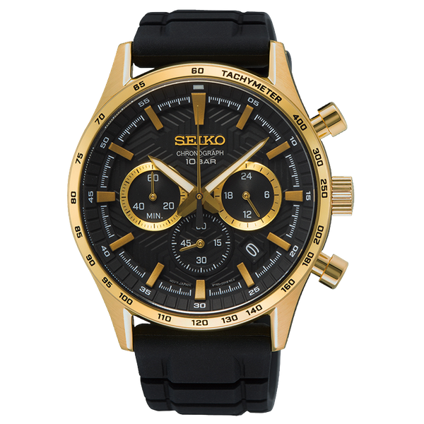 Seiko Neo Sports szilkonszíjas kronográf karóra SSB446P1