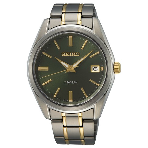 Seiko Titánium bicolor férfi karóra SUR377P1