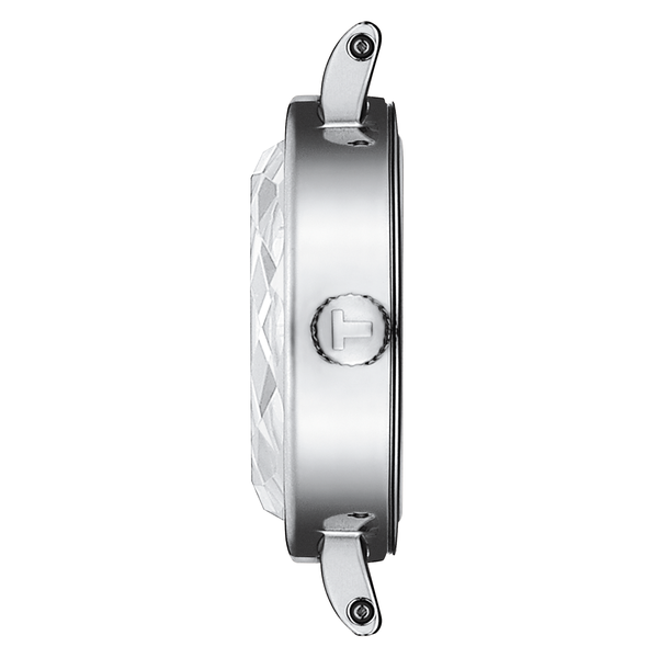 Tissot Lovely Round csiszolt üveges női karóra T1400091111100