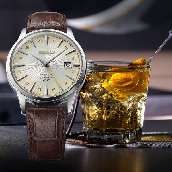 Seiko Presage Cocktail Time 'Acacia' GMT férfi karóra SSK041J1