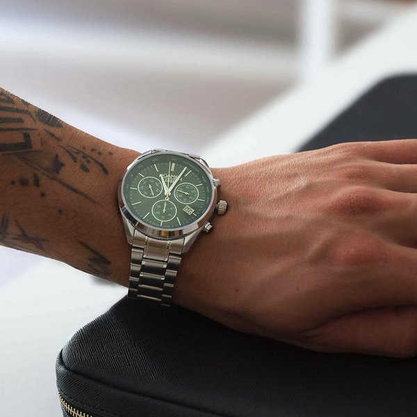 Roamer Pro Chrono zöld chronograph férfi karóra 993819417520