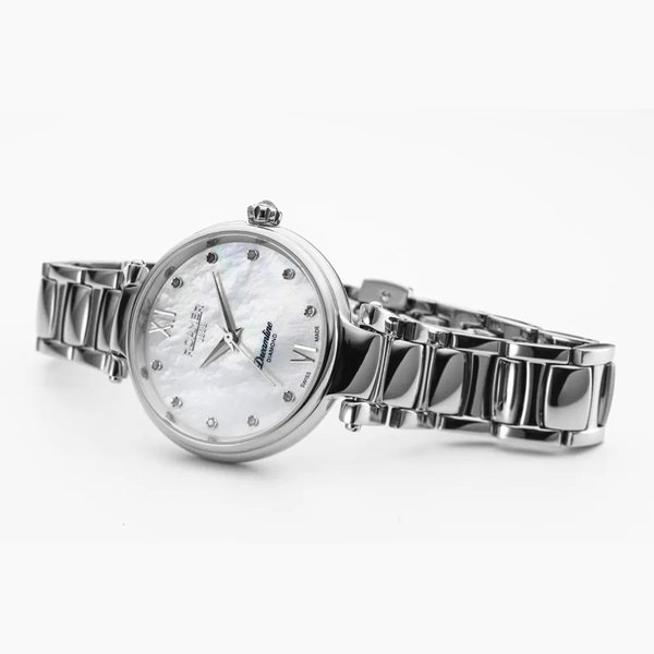Roamer Dreamline gyémánt indexes gyöngyház női karóra 857847412950