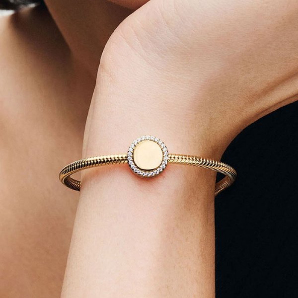 Pandora ékszer Gravírozható szikrázó kör shine charm 768747C01 Pandora ékszer Gravírozható szikrázó kör shine charm 768747C01