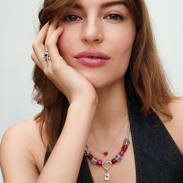 Pandora ékszer Disney Szívek királynője dupla függő charm 793420C01