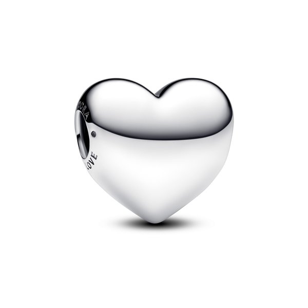 Pandora ékszer Be love gravírozható nagy szív ezüst charm 793440C00