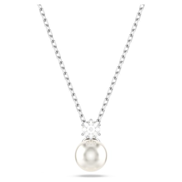Swarovski Mátrix kristálygyöngy ezüst színű nyaklánc 5693897