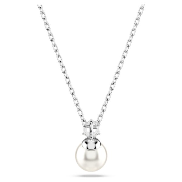 Swarovski Mátrix kristálygyöngy ezüst színű nyaklánc 5693897