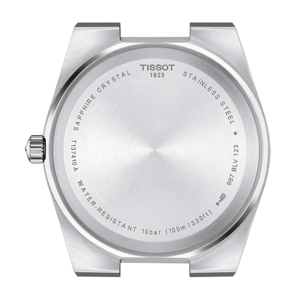 Tissot PRX quartz ezüst számlapos karóra T1374101103100