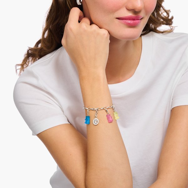 Thomas Sabo Rózsaszín Haribo gumi maci charm 2193-017-9