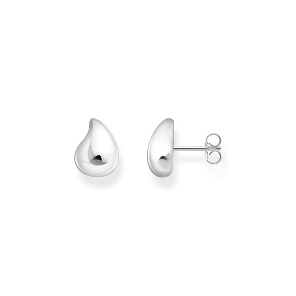 Thomas Sabo Organikus csepp formájú kis ezüst fülbevaló H2303-001-21