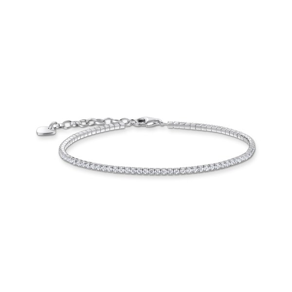 Thomas Sabo Ezüst tenisz karkötő apró áttetsző cirkóniával A2168-051-14-L19v