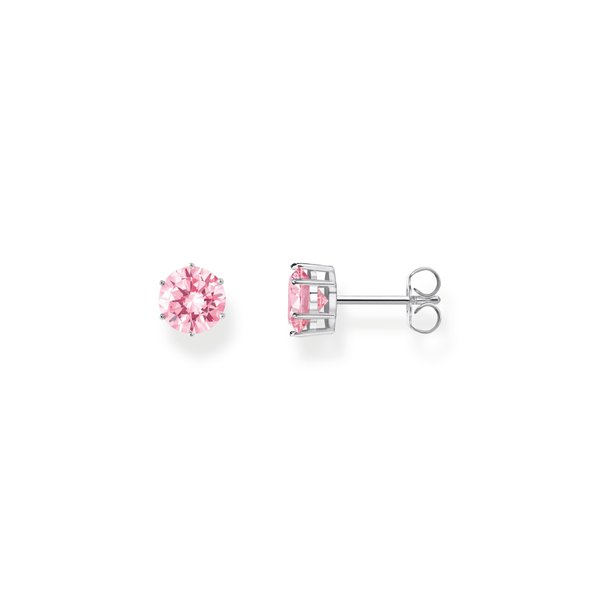 Thomas Sabo Bedugós ezüst fülbevaló rózsaszín cirkóniával H2300-051-9