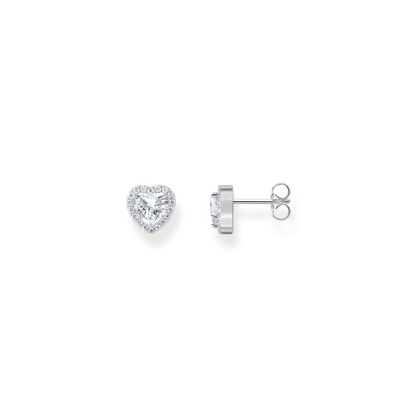 Thomas Sabo Bedugós fénylő szív ezüst fülbevaló H2305-051-14