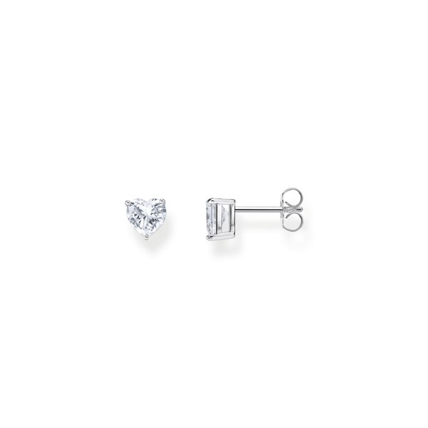 Thomas Sabo Cirkónia szív ezüst fülbevaló H2306-051-14