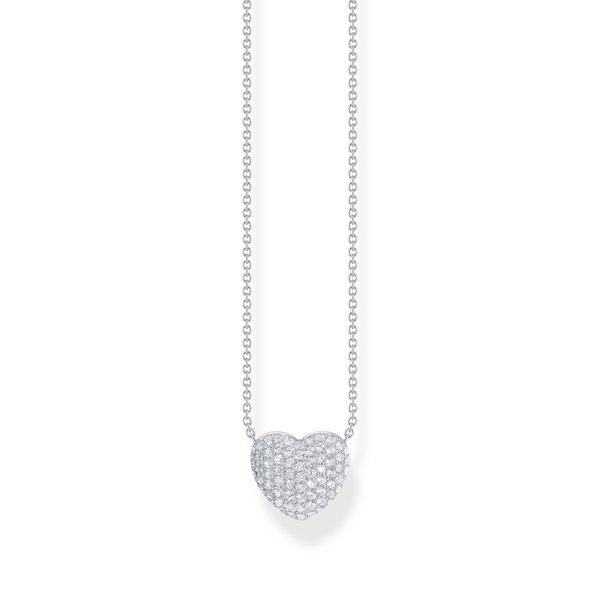 Thomas Sabo Ezüst nyaklánc pávé cirkónia szív medállal KE2277-051-14-L45v