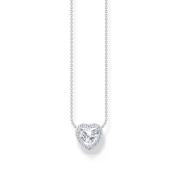 Thomas Sabo Ezüst nyaklánc fénylő szív medállal KE2280-051-14-L45v