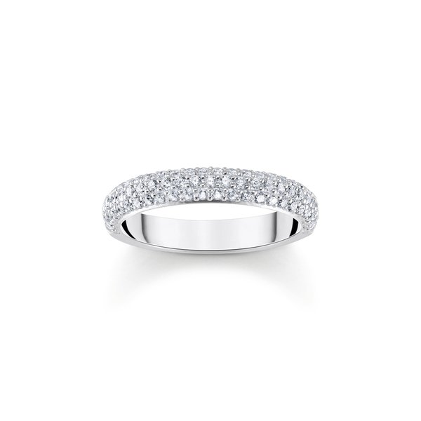 Thomas Sabo Ezüst gyűrű pávé cirkóniával 