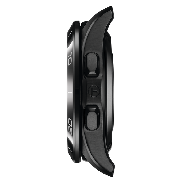 Tissot T-Touch Connect Sport titánium fekete szilikonszíjas solar hybrid okosóra T1534204705104