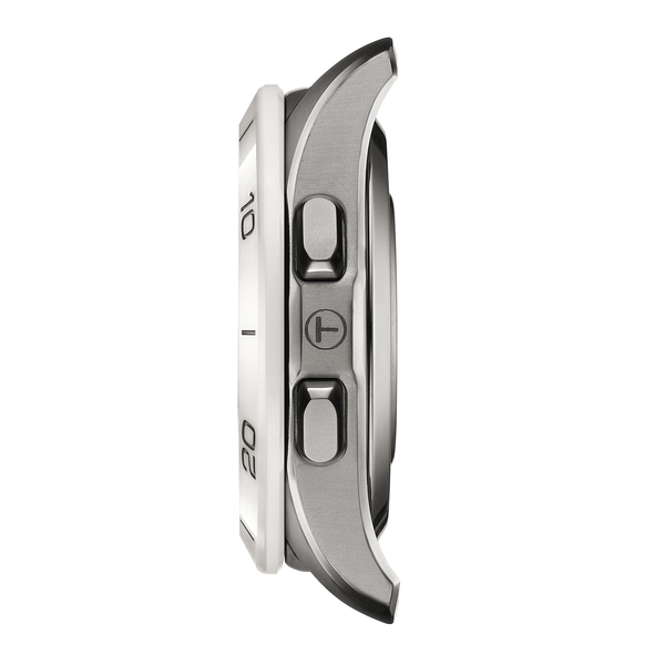 Tissot T-Touch Connect Sport titánium fehér szilikonszíjas solar hybrid okosóra T1534204705103