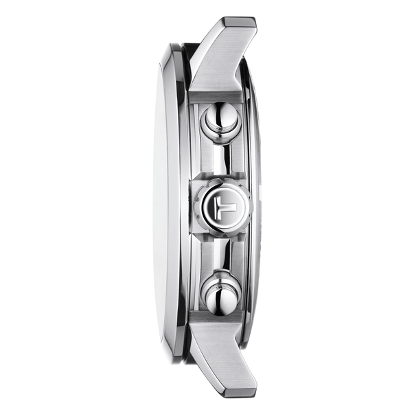 Tissot PRC 200 fekete számlapos szilikonszíjas chronograph férfi karóra T1144171705700