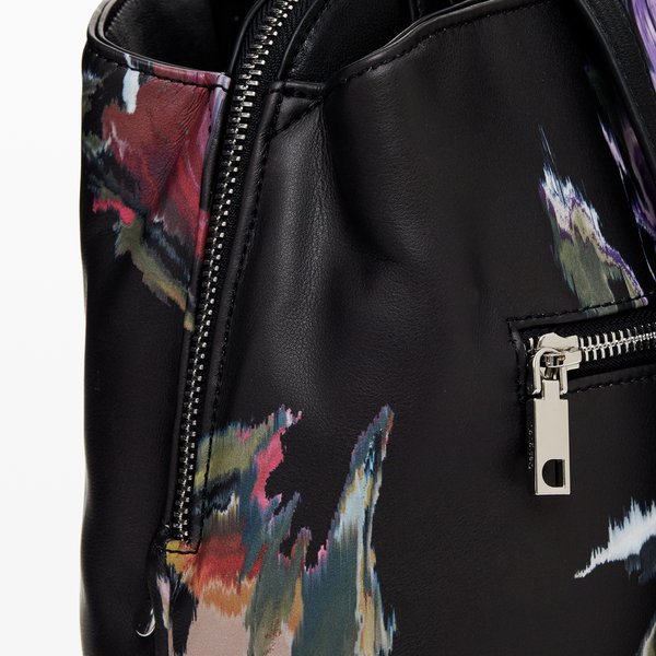 Desigual Spry sumy mini fekete színes hátizsák 24WAKP08