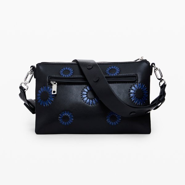 Desigual Avalon dortmund fekete kék táska 24WAXP06