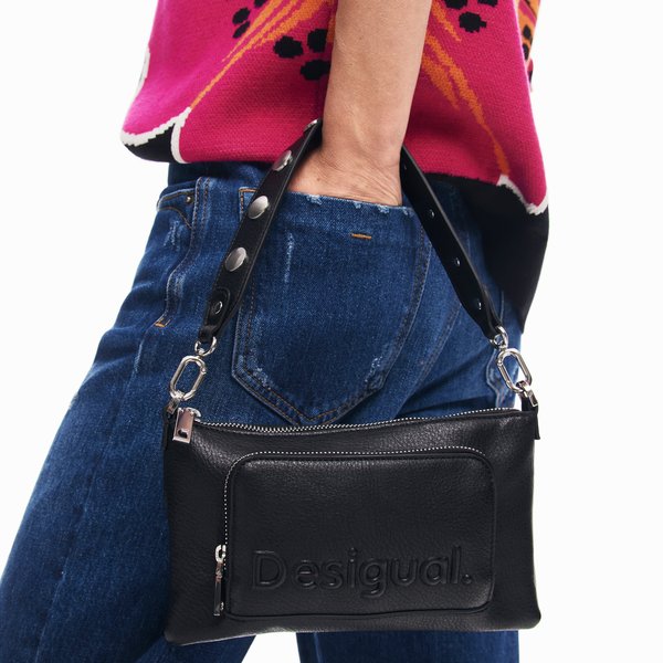 Desigual Half logo monic fekete táska 24WAYP02-2000