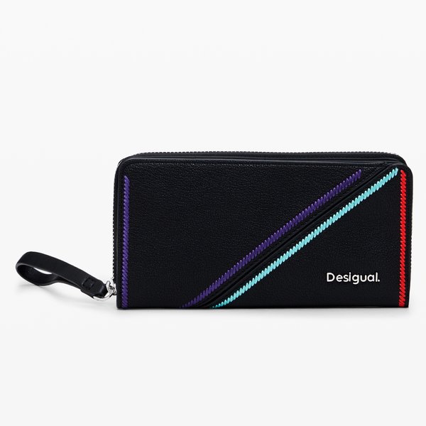 Desigual Cleo black maya maxyi fekete pénztárca 24WAYP07