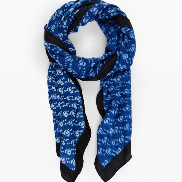 Desigual Imagotype kék sál 24WAWA24