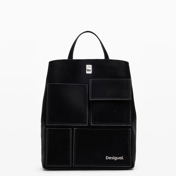 Desigual Pocket face sumy fekete hátizsák 24WAKP35
