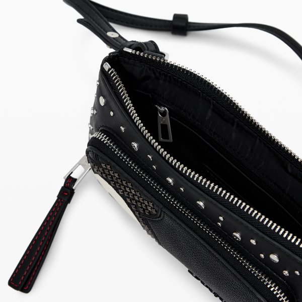 Desigual Mickey Studstyle lis fekete táska 24WAYP35