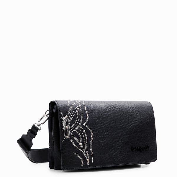 Desigual Goodall Dortmund flap fekete táska 25SAXP84-2000
