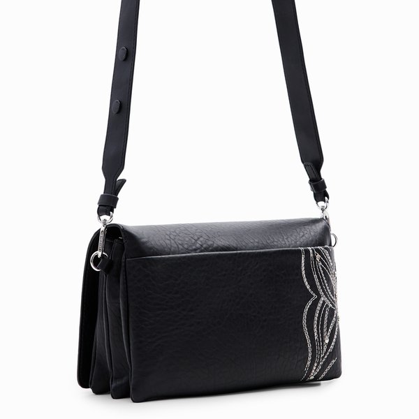 Desigual Goodall Dortmund flap fekete táska 25SAXP84-2000