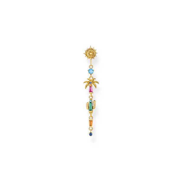 Thomas Sabo Fél pár aranyozott ezüst nyári fülbevaló H2286-488-7