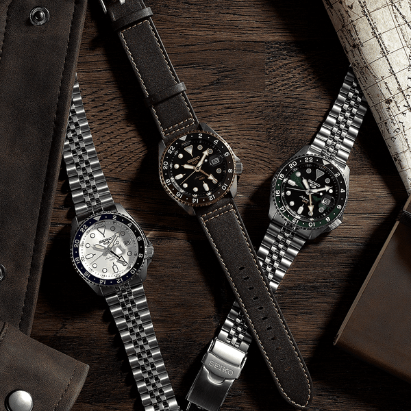 Seiko 5 Sports SKX GMT Sky blue automata férfi óra SSK033K1