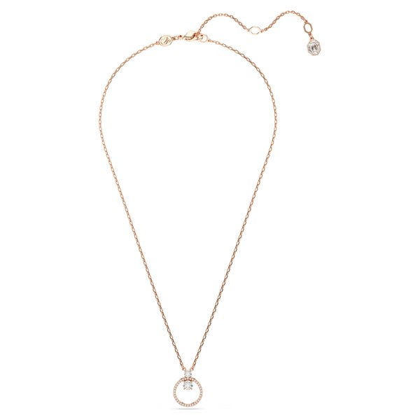 Swarovski Constella rozé nyaklánc kör alakú medállal 5692266