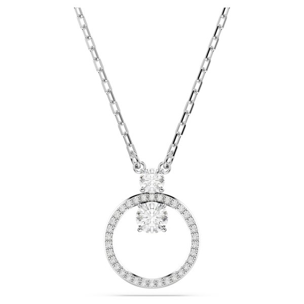 Swarovski Constella ezüst színű nyaklánc kör alakú medállal 5692261